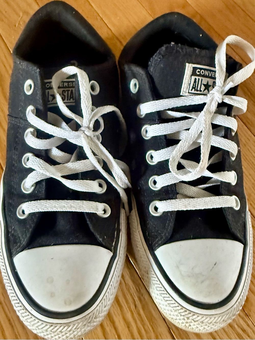 Converse Black and White Low Top Sneakers